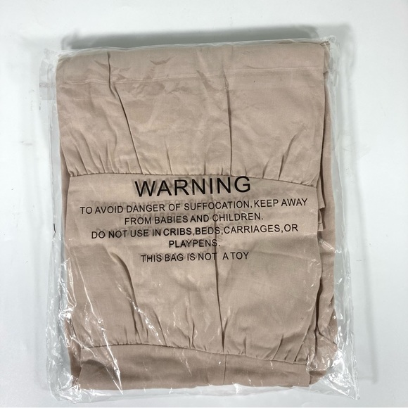 NWT En Saison Madison Babydoll Dress Natural Size M - Picture 8 of 11